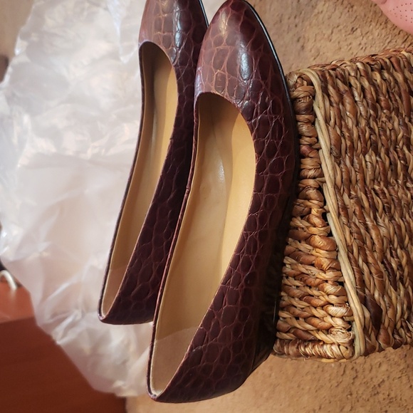 TALBOT'S animal print ballerina flats...size 7.. EXCELLENT - Picture 6 of 7